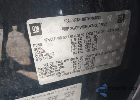 2021 Chevrolet Silverado 1500 2Wd Short Bed Rst from USA, damaged, VIN 3GCPWDEDXMG107882